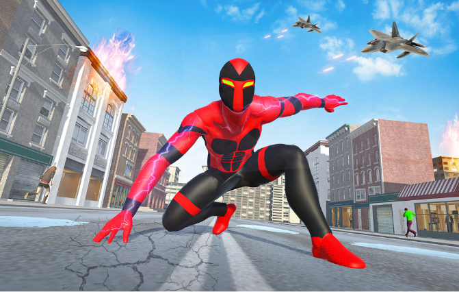 Stickman Spider Hero Game